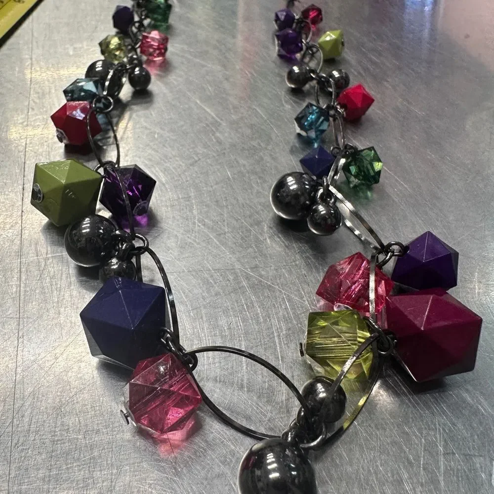 Set of 3 Stylish Necklaces - Elegant, Colorful & Classic